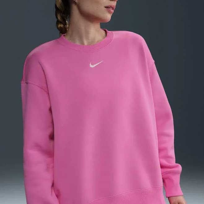 Nike Women's Sportswear Phoenix Fleece Oversized Crew-Neck Sweatshirt