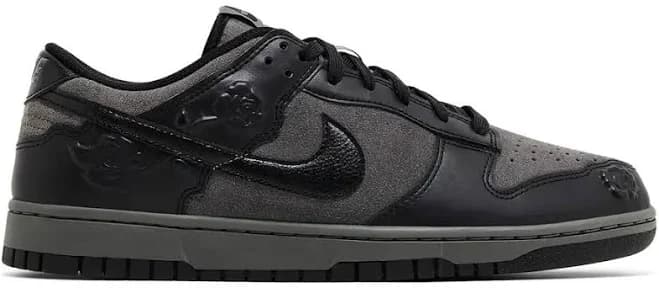 Nike Dunk Low Black Roses Iron Grey Black Sneakers Hf1986-001 Womens