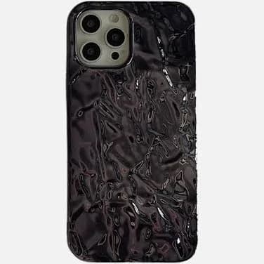 3D Shape Black Paper Pattern 1 iPhone Case iPhone