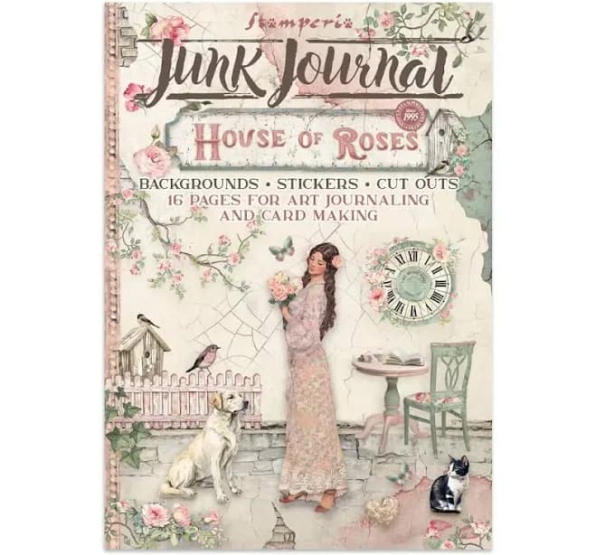 Stamperia House of Roses Junk Journal Kit