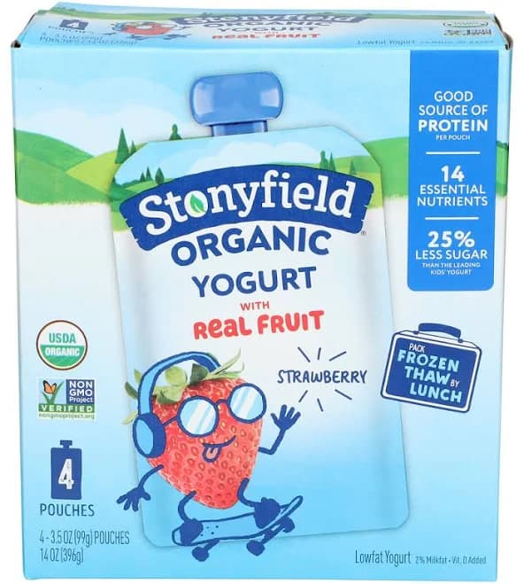 Stonyfield Farm Organic YoKids Squeeze! Yogurt