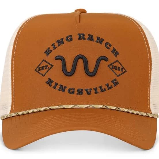 King Ranch 5 Panel Curvebill Mesh Back Cap