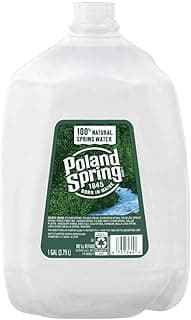 Poland Spring Brand 100% Natural Spring Water, 1-gallon Plastic Jug, No Flavor, 128 Fl Oz