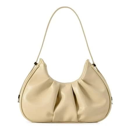 Hawee Ruched Cloud Hobo Clutch Purse