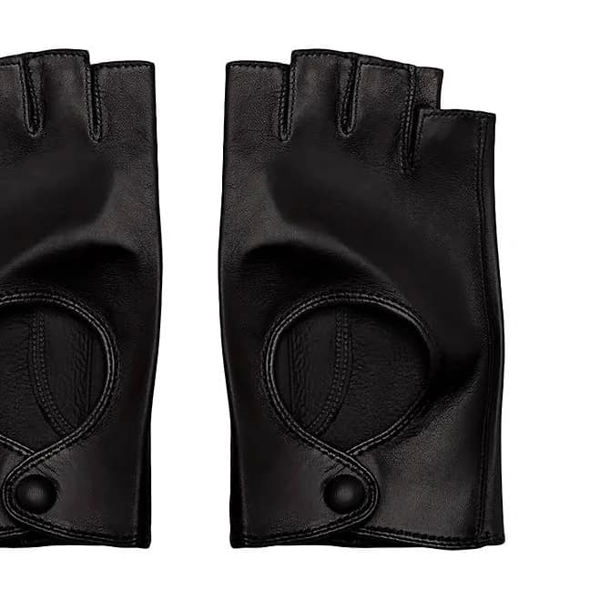 Seymoure Women's Fingerless Leather Driving Gloves