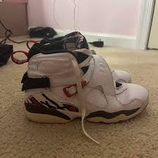 Air Jordan 8 Retro 'Alternate' Very used Creasing on... | Depop