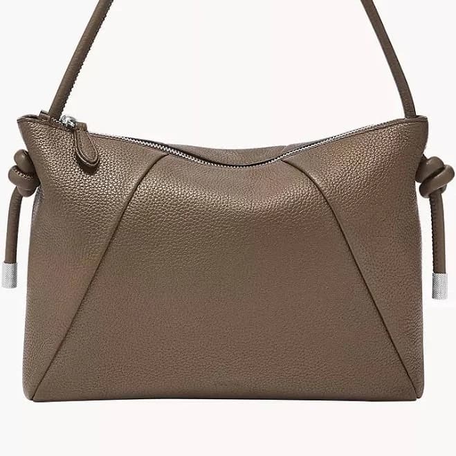 Fossil Women's Willa Leather Slouchy Shoulder Bag