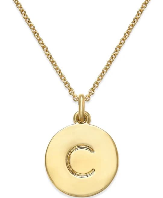 kate spade new york Kate Spade Initial Pendant Necklace