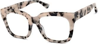 Ivory Tortoiseshell Square Glasses #4462435 | Zenni Optical Canada
