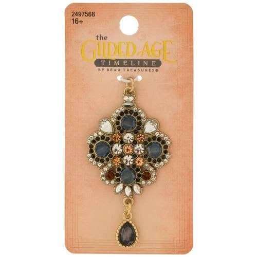 Rhinestone Drop Pendant