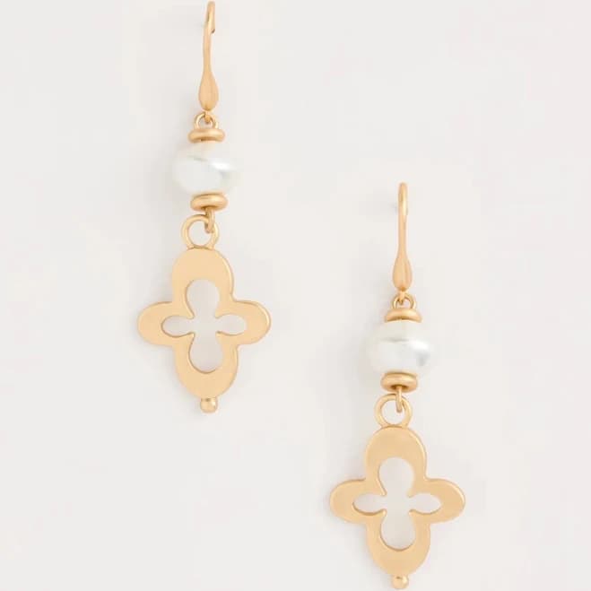 Chico's Women's Linear Charm Drop Earrings