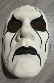 Vintage WCW Wrestling Sting Authentic Original Mask Black & White | eBay