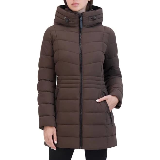 Laundry by Shelli Segal Women's Stretch Puffer Jacket