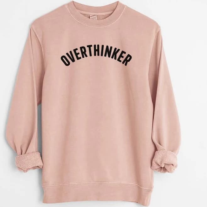 Overthinker Unisex Crew Sweatshirt