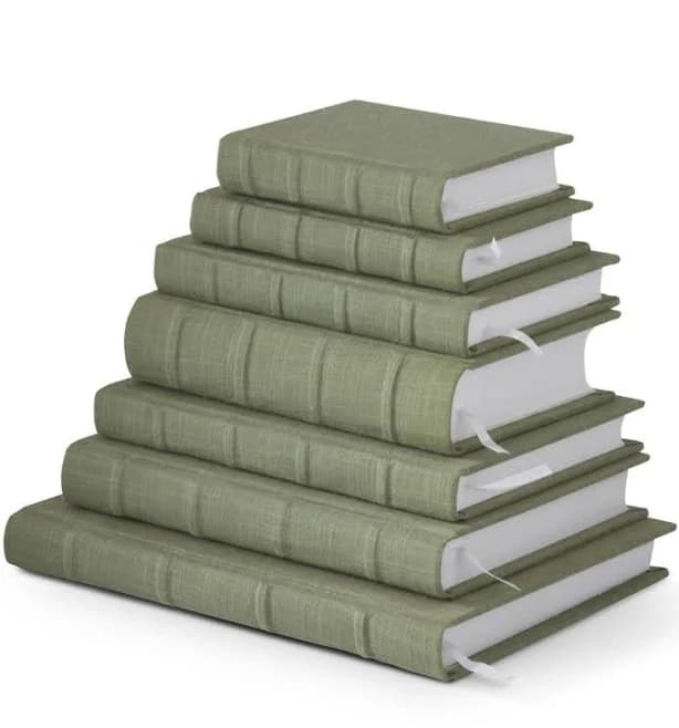 Olive Green Cotton Canvas Journal