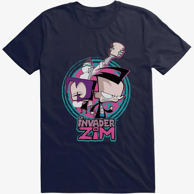 Invader Zim Gaz, Dib & Professor Membrane T-Shirt