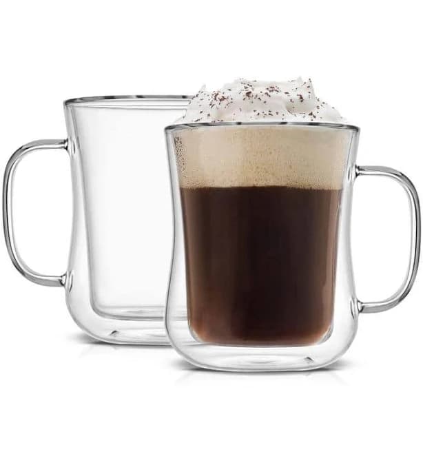 JoyJolt Diner Double Wall Insulated Glasses Set of 2