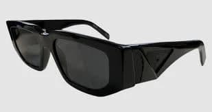 Prada PR 11ZS Rectangular Plastic Sunglasses