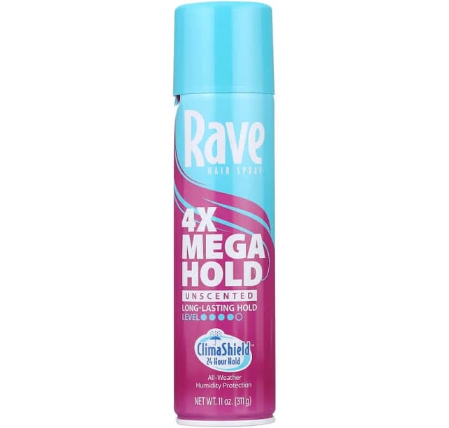 Rave 4X Mega Hairspray Unscented