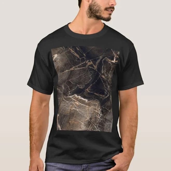 Men's Marble Gold Veins T-Shirt