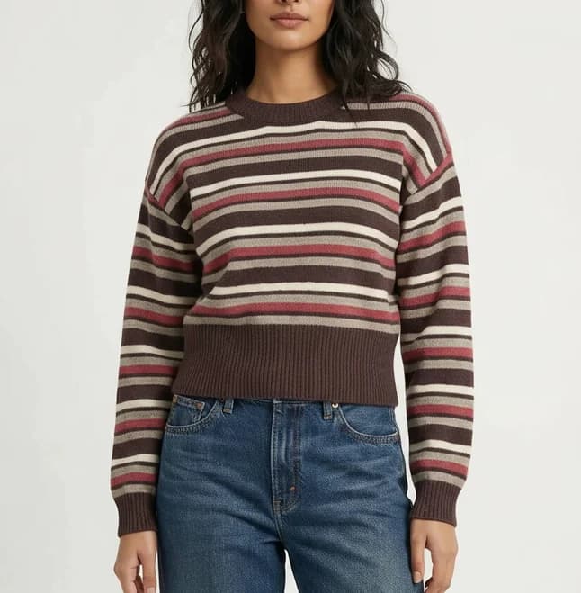 Bodhi Stripe Crew Neck Sweater