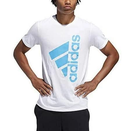 adidas Men's Badge of Sport Flip T-Shirt