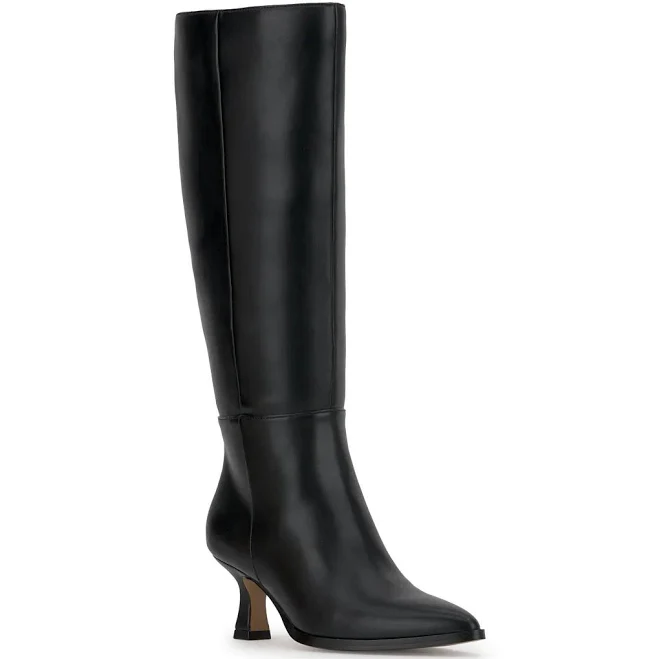 Knee High Boots Women Tall Boots Pointed Toe Kitten Heel Boots for Women Side Zipper Long Fall Boots Women Knee High Boots Size 6-11