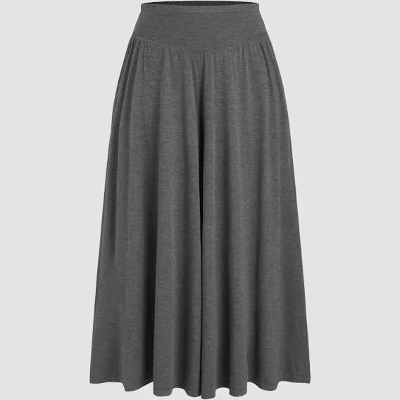 Casual Plaid Pleated Skirt