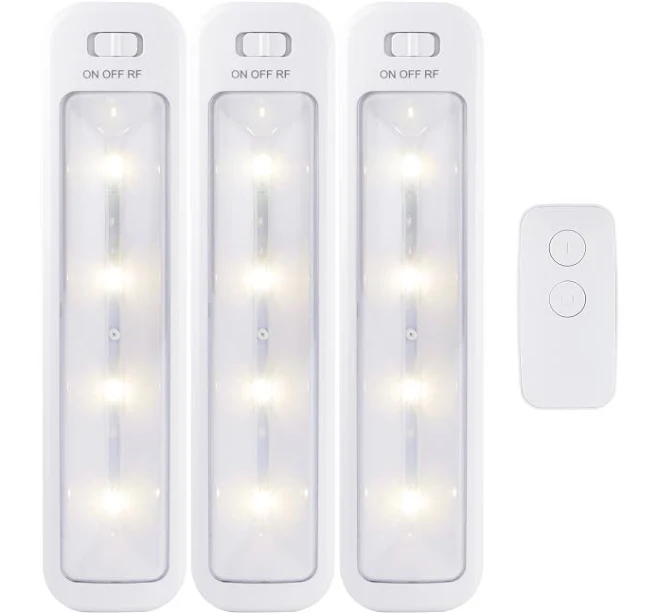 Energizer 10in. Battery Operated LED Light Bars with Remote (3-Pack)