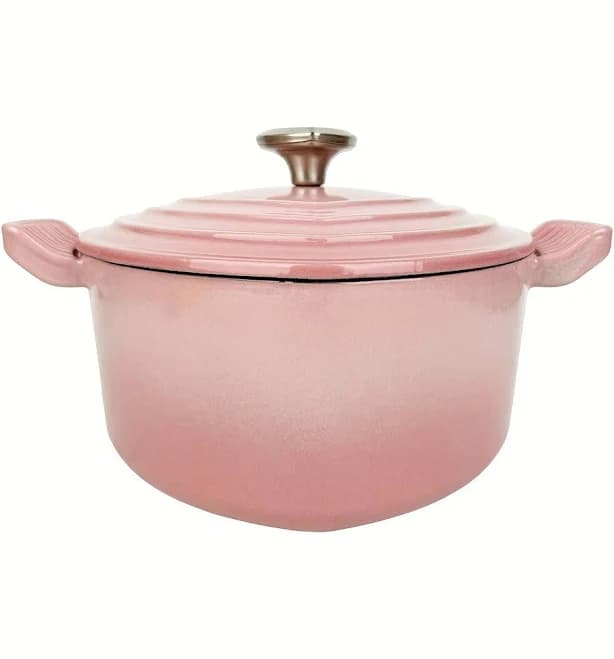 Enameled Cast Iron Heart-Shaped Dutch Oven