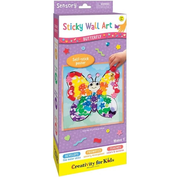 Creativity for Kids Sticky Wall Art Butterfly