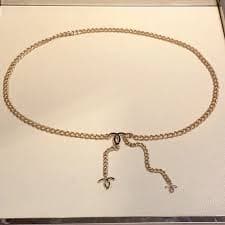 Designer Cc Belts Jeans Fashionable And Versatile Black Gold Letter With Leather Cord Suitable For Pairing Dresses Cowhide Waist Chain Metal Long Belt From 30,12 € | DHgate