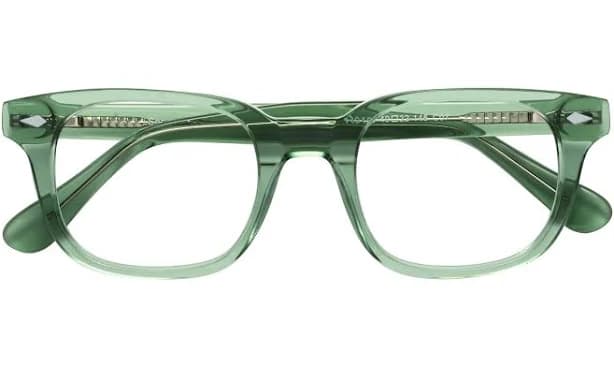Classic Spring Hinges Acetate Rectangle Glasses