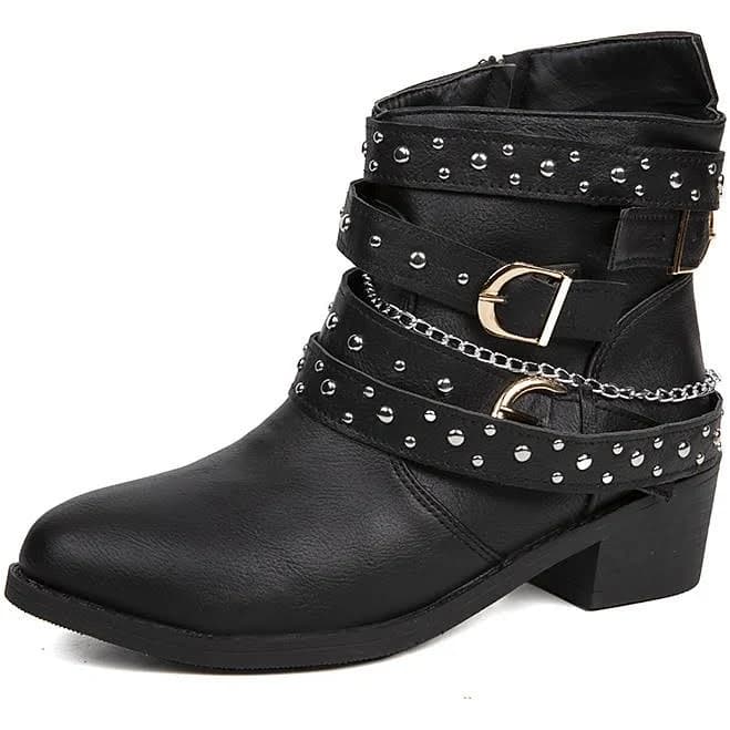 Women's Studded Ankle Boots