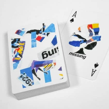 Collage Construction Playing Cards by Missing New York