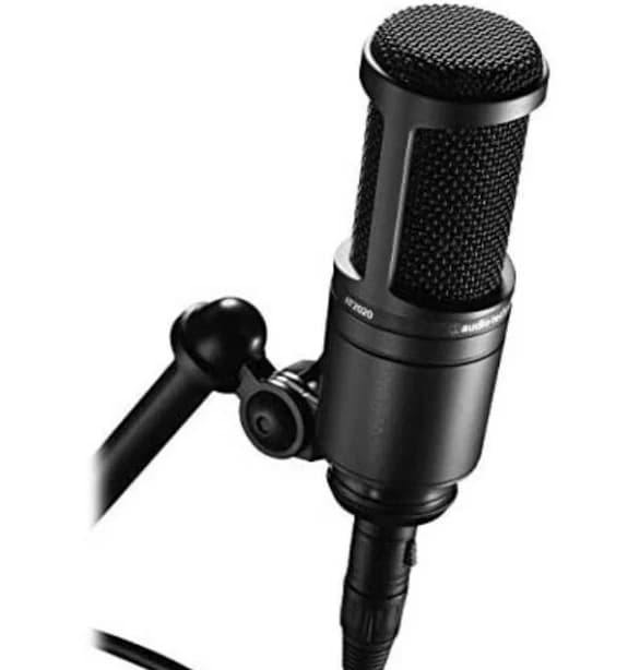 Audio-technica At2020 Cardioid Condenser Studio Xlr Microphone - Black