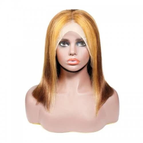 Honey Blonde Highlight Bob Lace Front Wig