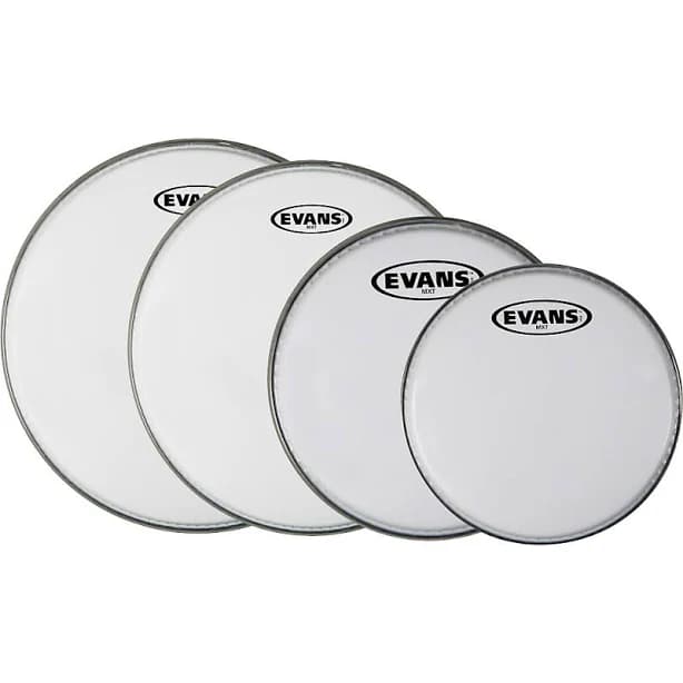 Evans MX White Tenor Drumhead 4-Pack