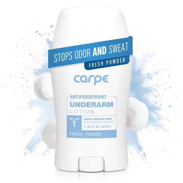 Carpe Underarm Antiperspirant and Deodorant Fresh Powder Scent