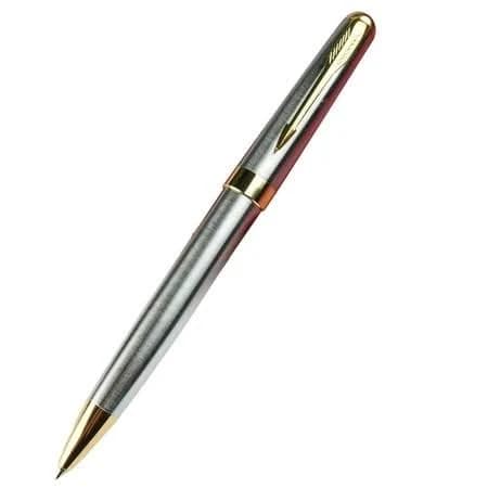 Stonego Metal Ballpoint Pen - Black Ink Medium Point 1.0mm, Smooth Writing Retractable Ballpoint Pen, Perfect for Business Signatures and Professional