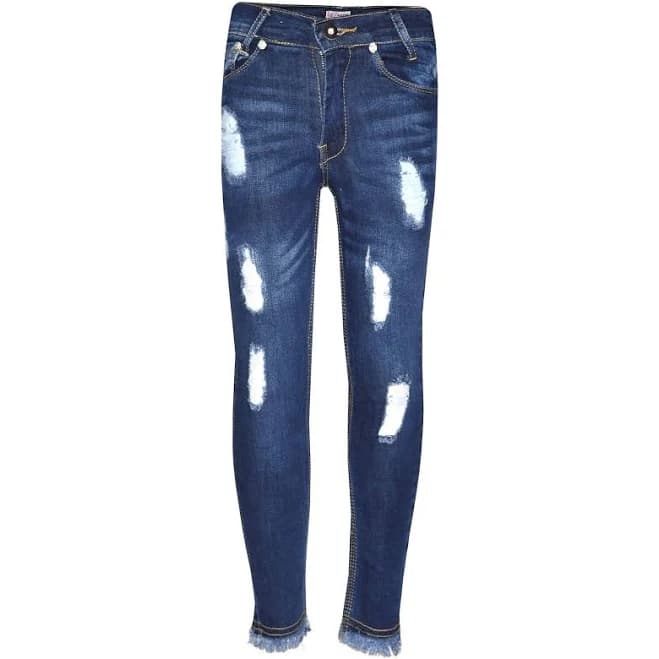A2Z 4 Kids Girls Stretchy Ripped Denim Jeans