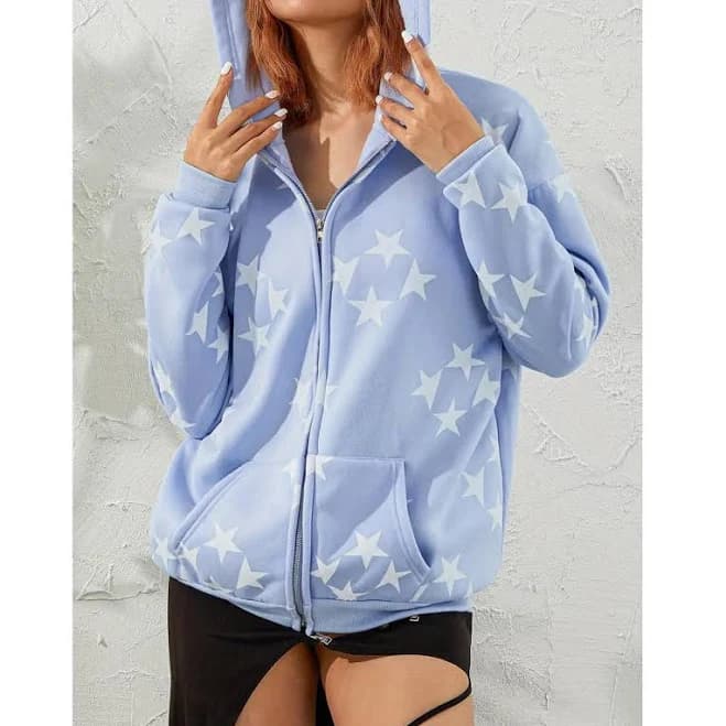 VINTAGE Star Hoodie Jacket