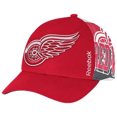 Detroit Red Wings Reebok NHL Playoff Adjustable Snapback Hat