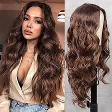 Creamily 22" Curly Wigs for Black Women 180 Density Human Hair Wigs Long Body Wave Wigs Brazilian Curly Headband Wigs - Walmart.com