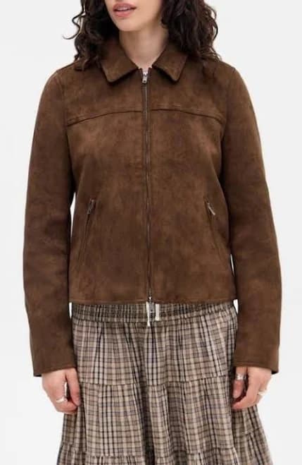 BDG Women's Faux-Suede Jacket