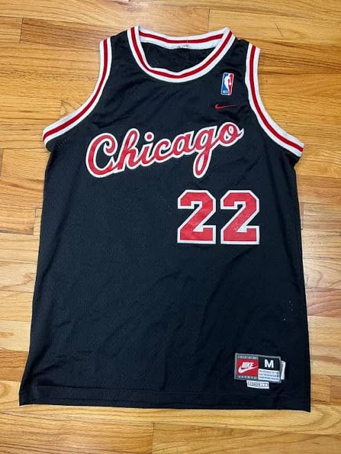 Nike Swingman Rewind Jay Williams Chicago Bulls Jersey Black Script