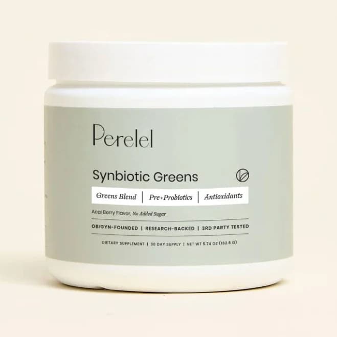 Perelel Synbiotic Greens Powder