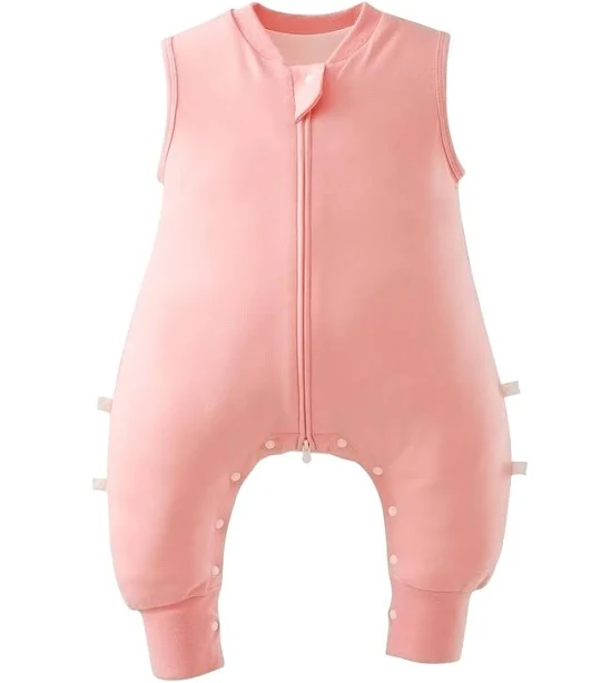 Usbettas Toddler Sleep Sack With Feet 6-12 Months, 1.0 Tog, Cotton