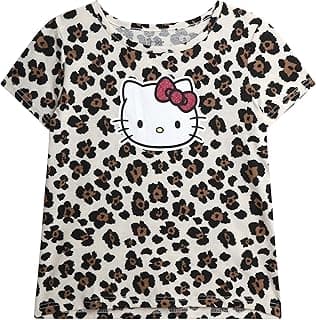 Girls Shirts - Short Sleeve Cute Casual Crewneck Graphic Tees Shirts for Girls Tops T-Shirt (Sizes: 4-12)