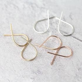 Twist Earrings Gold Filled
